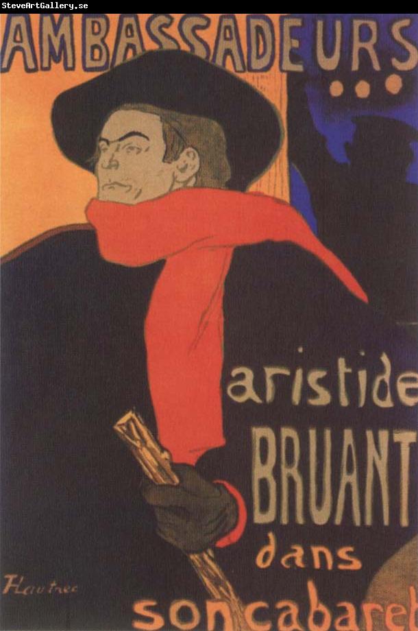 Henri de toulouse-lautrec Aristide Bruant in his Cabaret